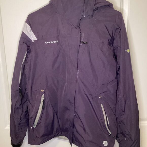 Ladies Columbia Convert‎ ski jacket medium gray - Picture 2 of 5